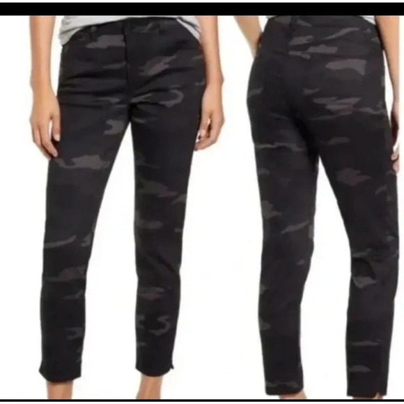 Wit & Wisdom AB Solution High Rise ankle skimmer camo Pants Women size 6 - Picture 1 of 13